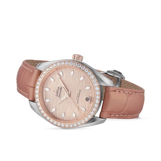 Pre-Owned Omega Seamaster Aqua Terra Co-Axial 34mm Automatic Ladies Watch Pre-Owned Omega Seamaster Aqua Terra Co-Axial 34mm Automatic Ladies Watch