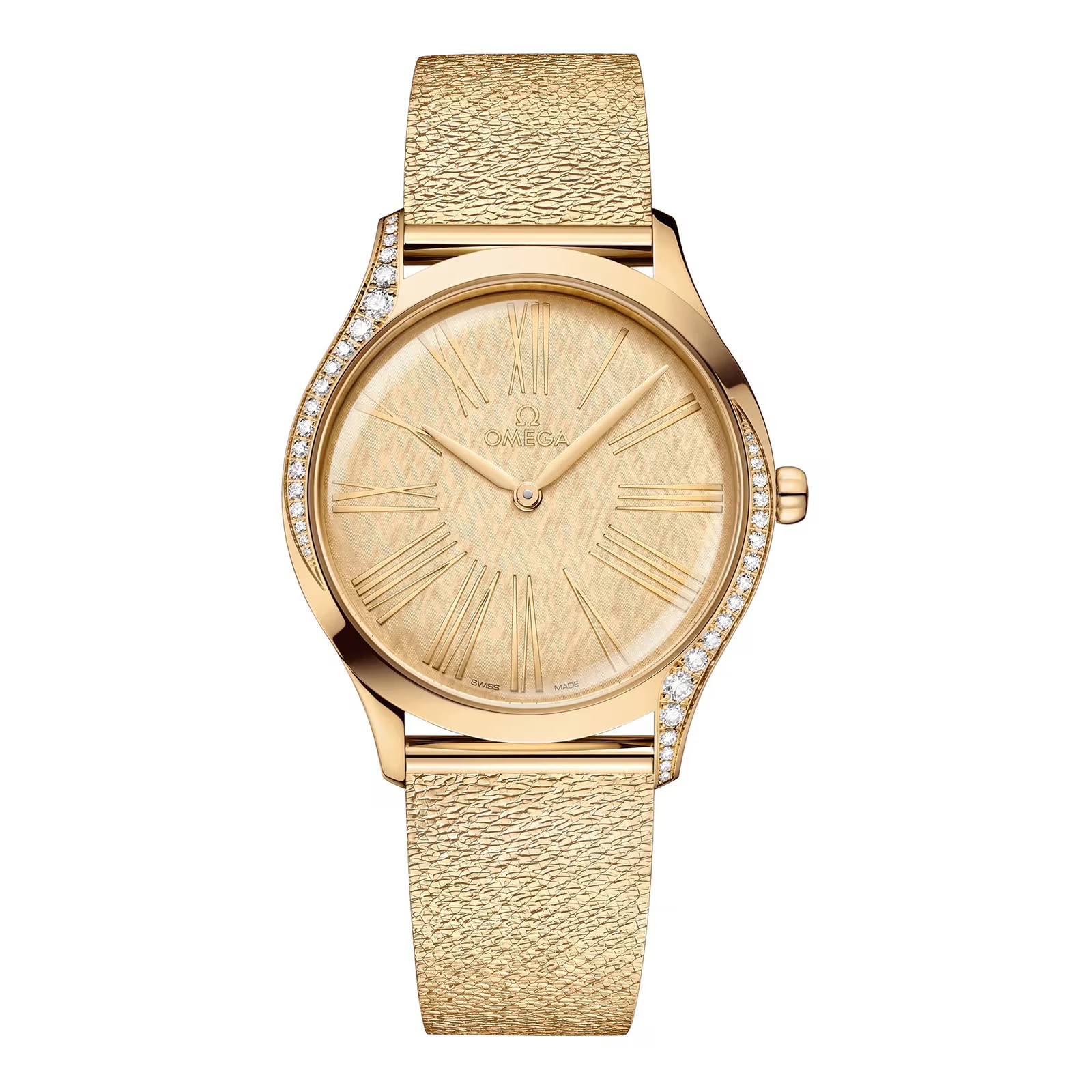 Pre-Owned Omega De Ville Tresor 36mm Ladies Watch Gold
