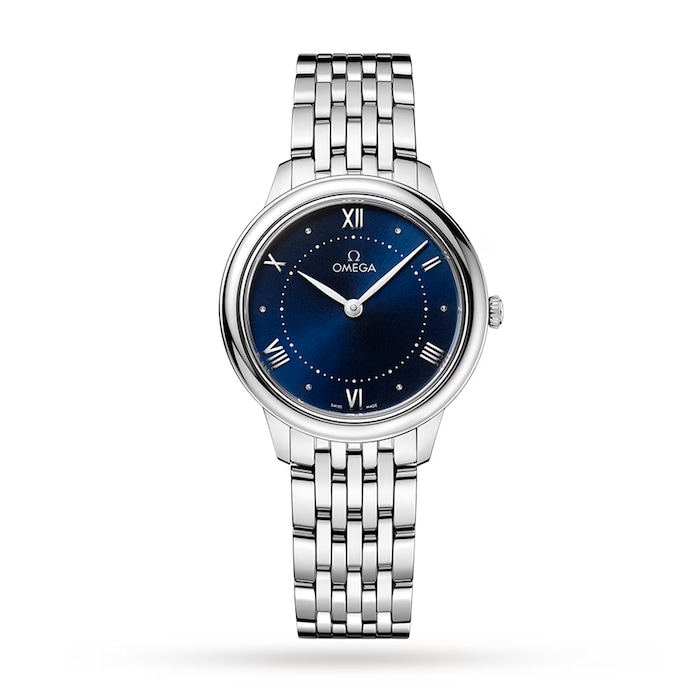 Pre-Owned Omega De Ville Prestige Quartz 30mm Ladies Watch Blue