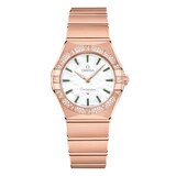 Pre-Owned Omega Constellation 28mm Ladies Watch White Mother Of Pearl