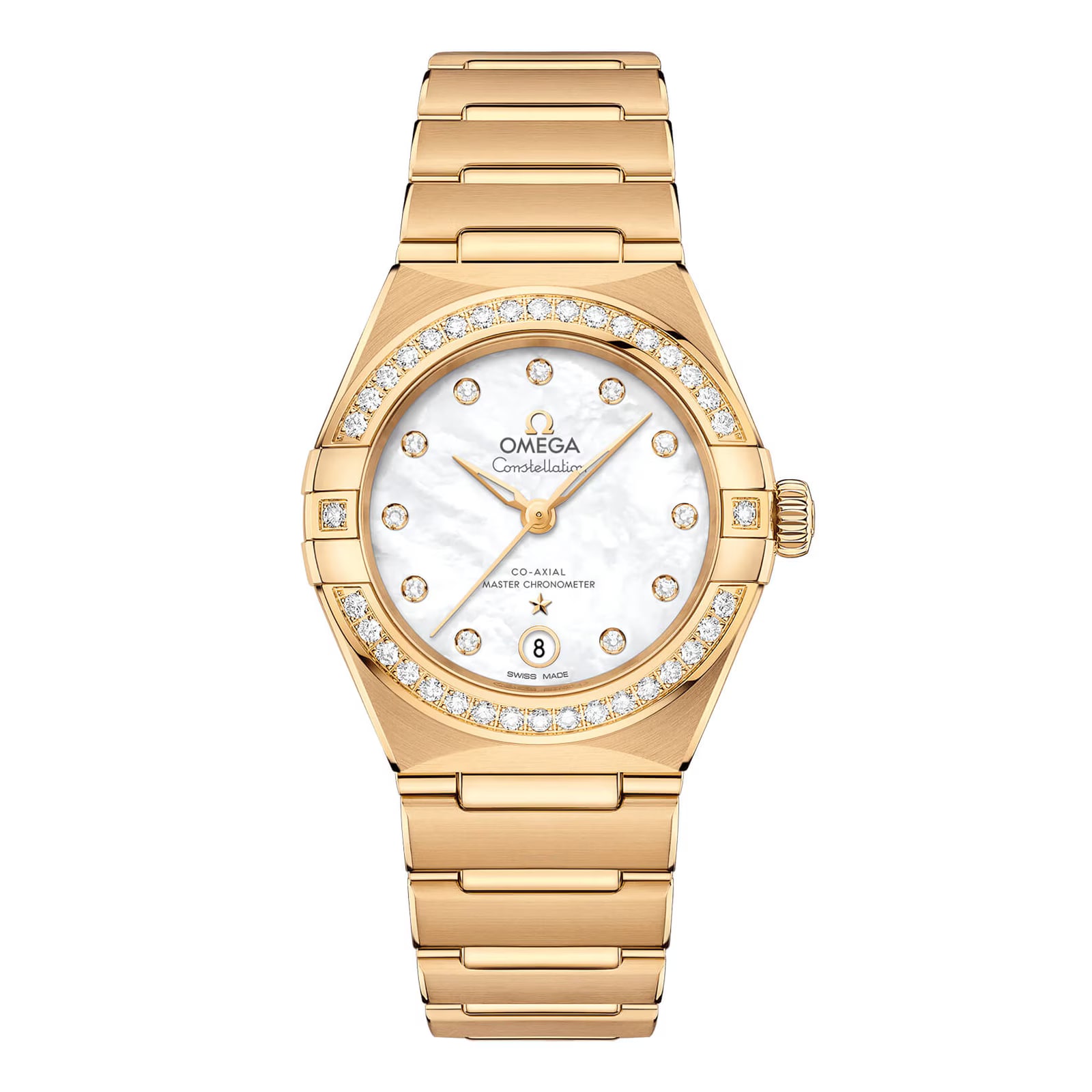 Pre-Owned Omega Constellation 29mm Ladies Watch Mother Of Pearl