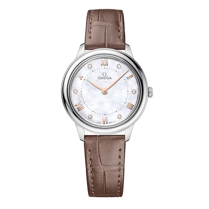 Pre-Owned Omega De Ville Prestige 30mm Ladies Watch Mother Of Pearl