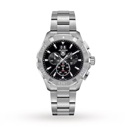 47011352 - Aquaracer 43mm Quartz Chronograph Mens Watch