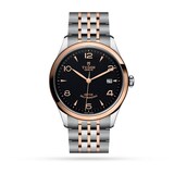 Ex-Display TUDOR 1926 39mm Mens Watch Steel Case Rose Gold Bezel Black Dial