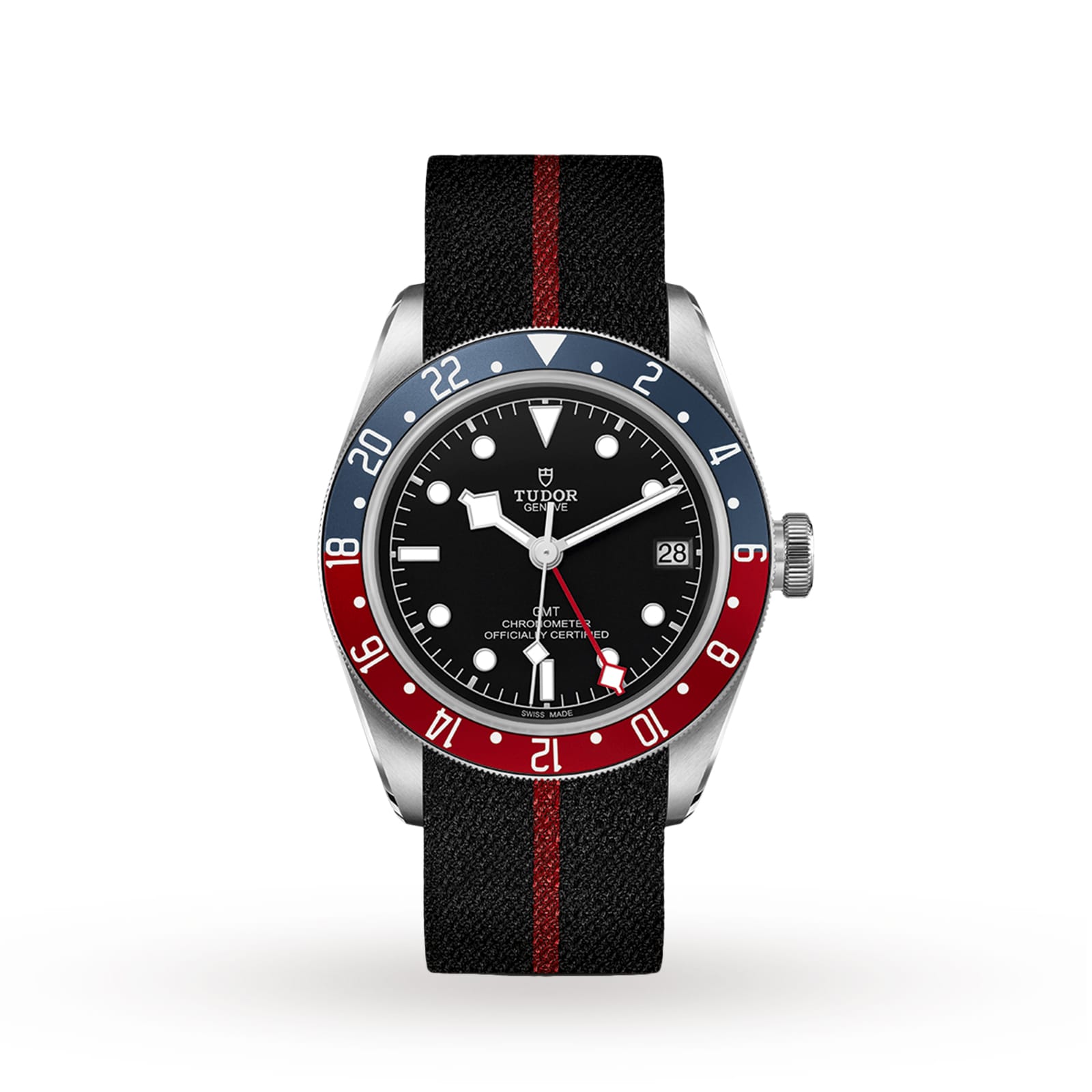 Ex-Display Tudor Black Bay GMT 41mm Steel Case Fabric Strap Mens Watch Ex-Display Tudor Black Bay GMT 41mm Steel Case Fabric Strap Mens Watch