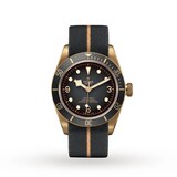 Ex-Display Tudor Black Bay Bronze 43mm Bronze Case Fabric Strap Mens Watch