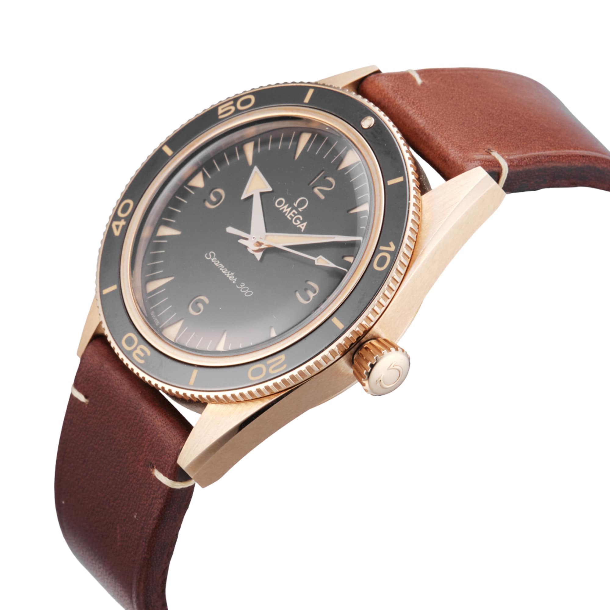 Ex-Display Omega Seamaster 300 Co-Axial Master Chronometer 41mm Bronze Gold