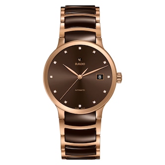 Ex-Display Rado Centrix Automatic Diamonds 38mm Stainless Steel and PVD