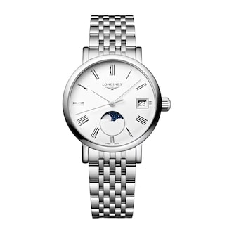 Ex-Display Longines Elegant Collection 30mm Ladies Watch White Stainless Steel Ex-Display Longines Elegant Collection 30mm Ladies Watch White Stainless Steel