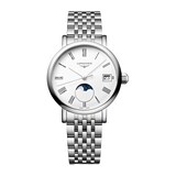 Ex-Display Longines Elegant Collection 30mm Ladies Watch White Stainless Steel