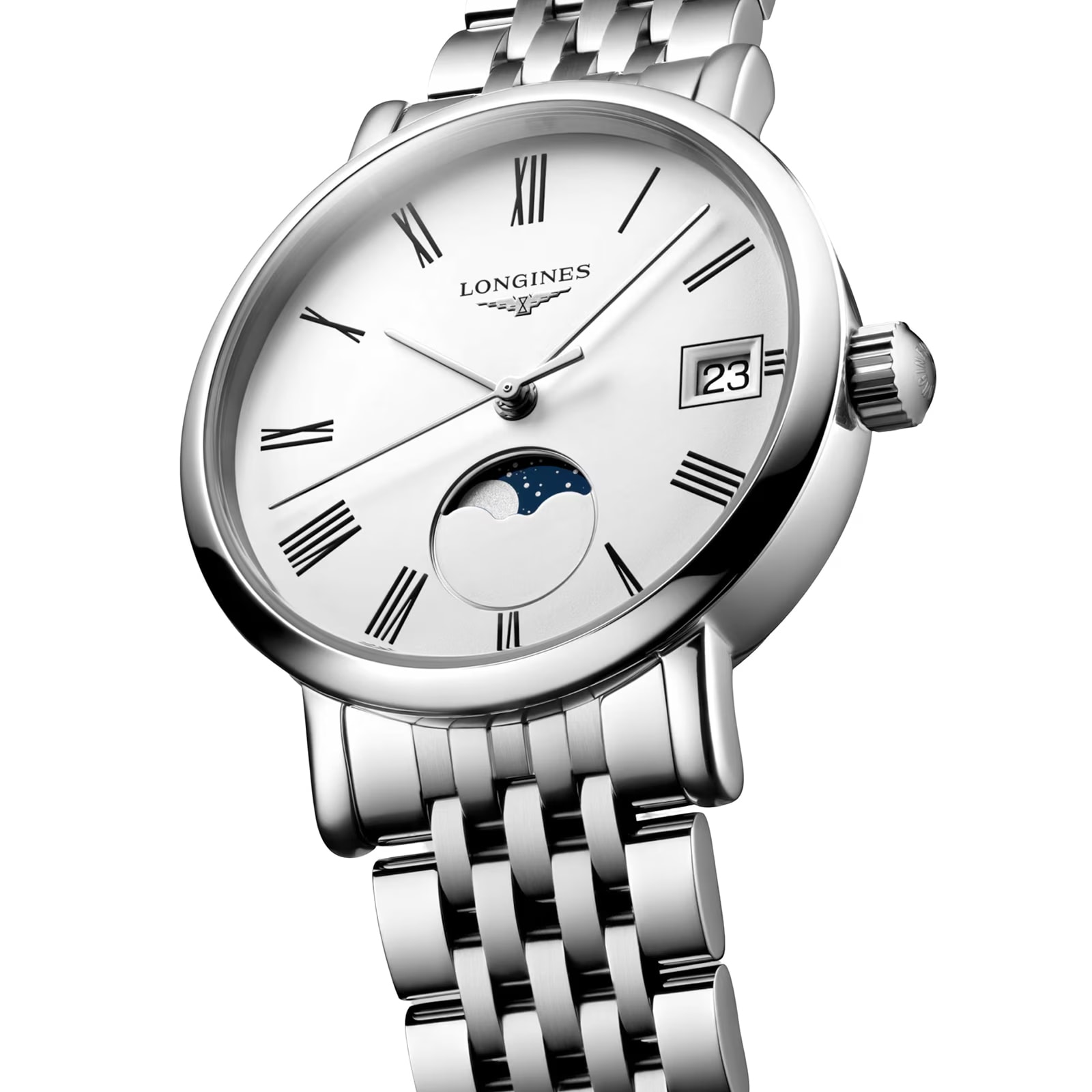 Ex-Display Longines Elegant Collection 30mm Ladies Watch White Stainless Steel Ex-Display Longines Elegant Collection 30mm Ladies Watch White Stainless Steel