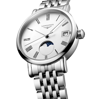 Ex-Display Longines Elegant Collection 30mm Ladies Watch White Stainless Steel Ex-Display Longines Elegant Collection 30mm Ladies Watch White Stainless Steel