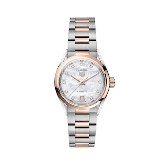 Ex-Display TAG Heuer Carrera 29mm Bicolour Ladies Watch Ex-Display TAG Heuer Carrera 29mm Bicolour Ladies Watch
