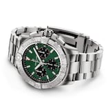 Ex-Display Breitling Avenger B01 Chronograph 42 Mens Watch Green Stainless Steel