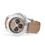 Ex-Display Breitling Avenger B01 Chronograph 44mm Mens Watch Beige Leather