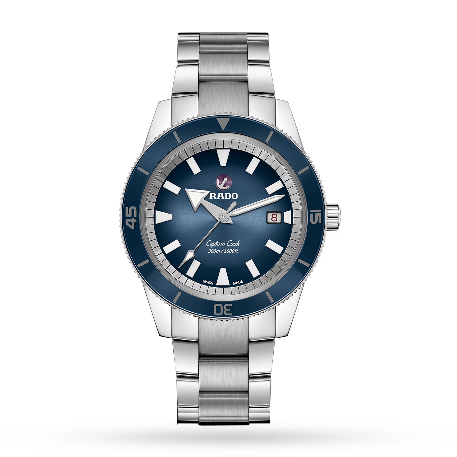 Ex-Display Rado Captain Cook Blue Automatic Mens Watch Ex-Display Rado Captain Cook Blue Automatic Mens Watch