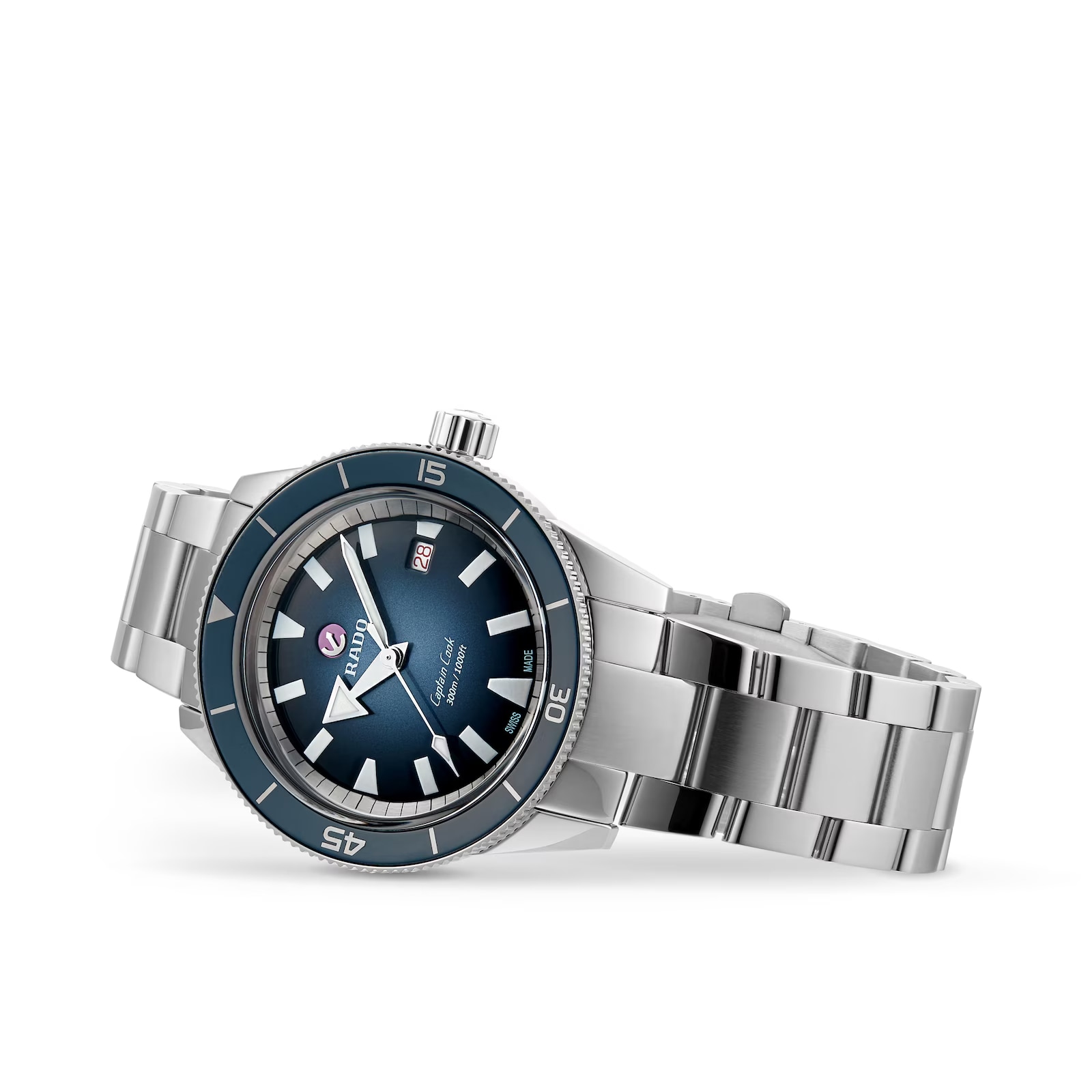 Ex-Display Rado Captain Cook Blue Automatic Mens Watch Ex-Display Rado Captain Cook Blue Automatic Mens Watch