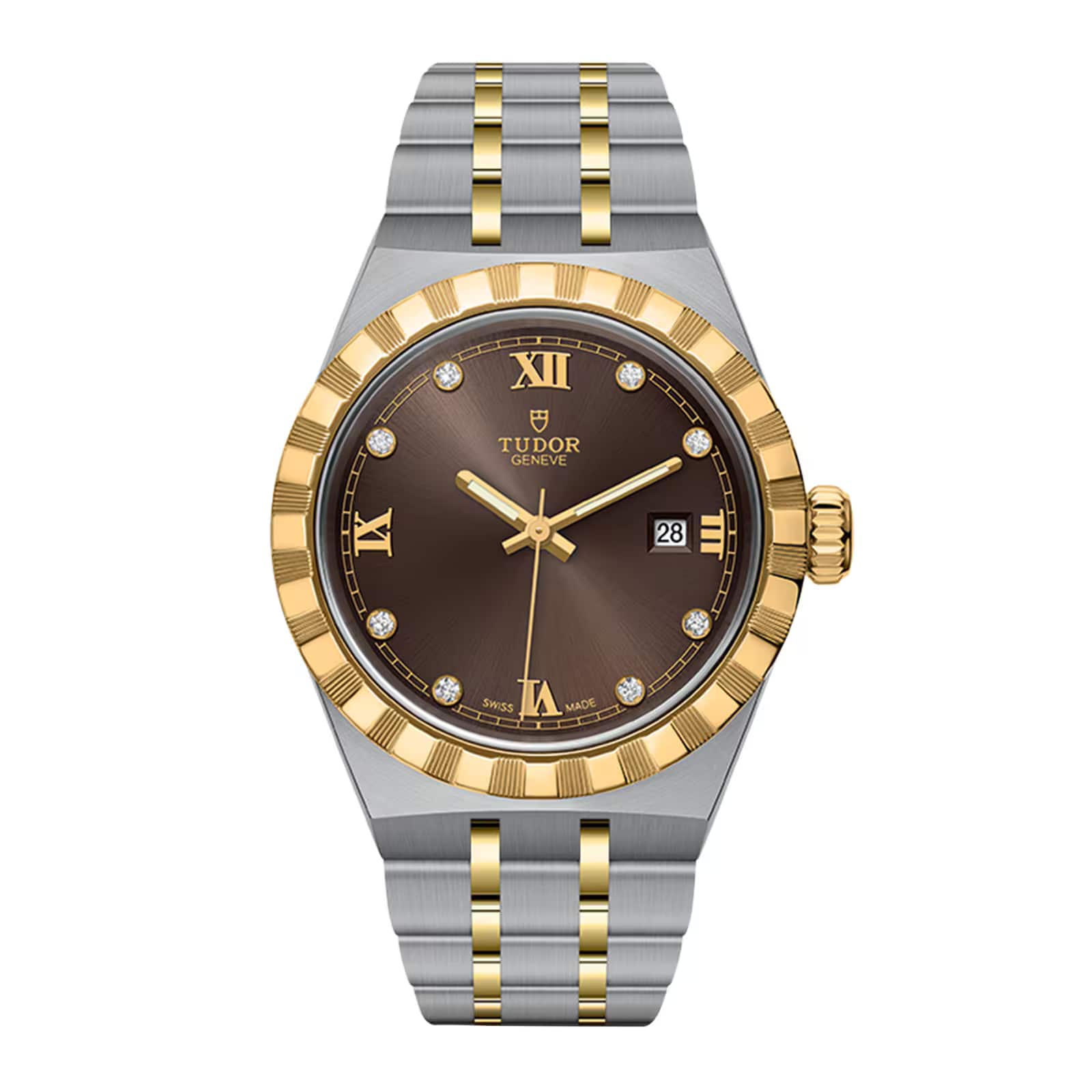 Ex-Display Tudor Royal 28mm Stainless Steel and Yellow Gold