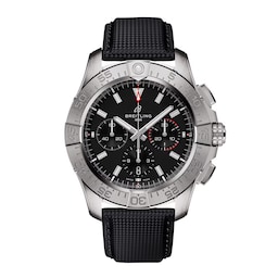 47011516 - Avenger Chronograph B01 44mm Mens Watch Black Leather