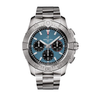Ex-Display Breitling Avenger Chronograph B01 44mm Mens Watch Blue Stainless Steel