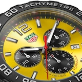 Ex-Display TAG Heuer Formula 1 Quartz Chronograph 200M 43mm Mens Watch Yellow Rubber