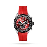 Ex-Display TAG Heuer Formula 1 Quartz Chronograph 200M 43mm Mens Watch Red Rubber