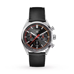 47310011 - Carrera Chronograph 42mm Mens Watch Black