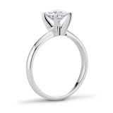 Mayors 18ct White Gold Round Diamond Engagement Ring