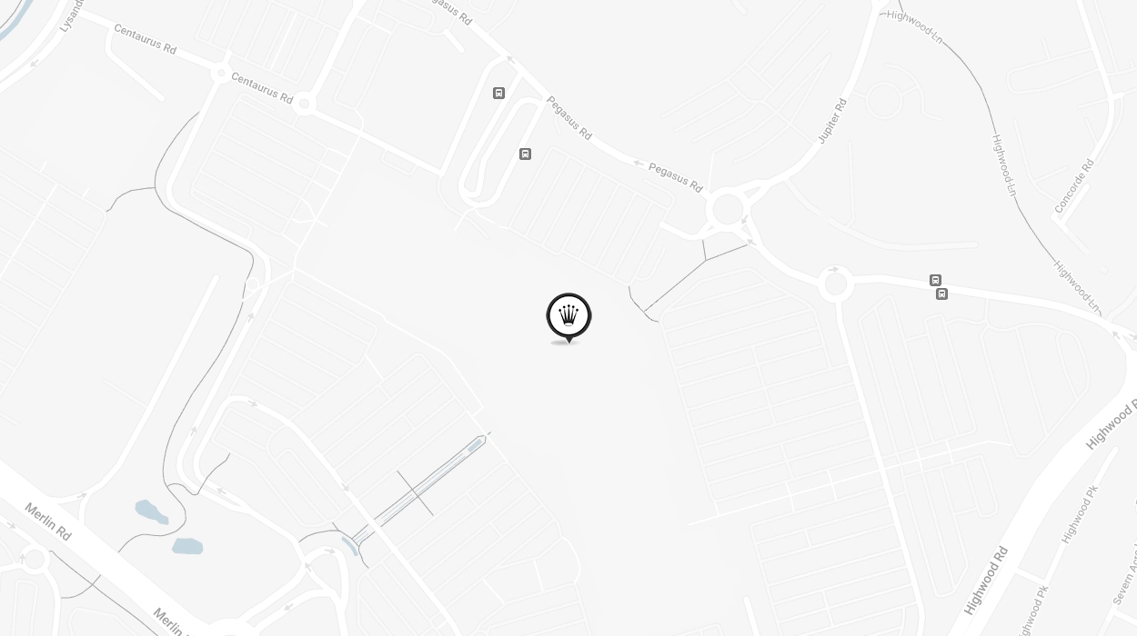Map Showing Official Rolex Certified Pre-Owned Retailer - Bristol Cribbs Causeway