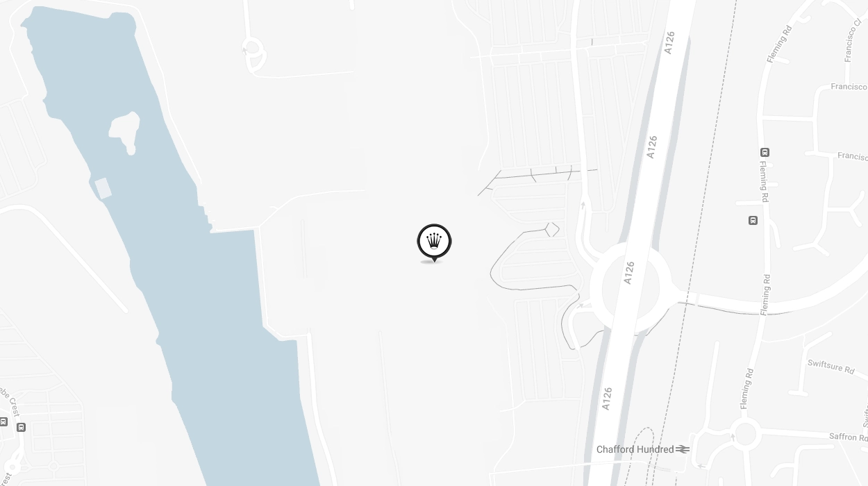 Map Showing Official Rolex Certified Pre-Owned Retailer - Lakeside
