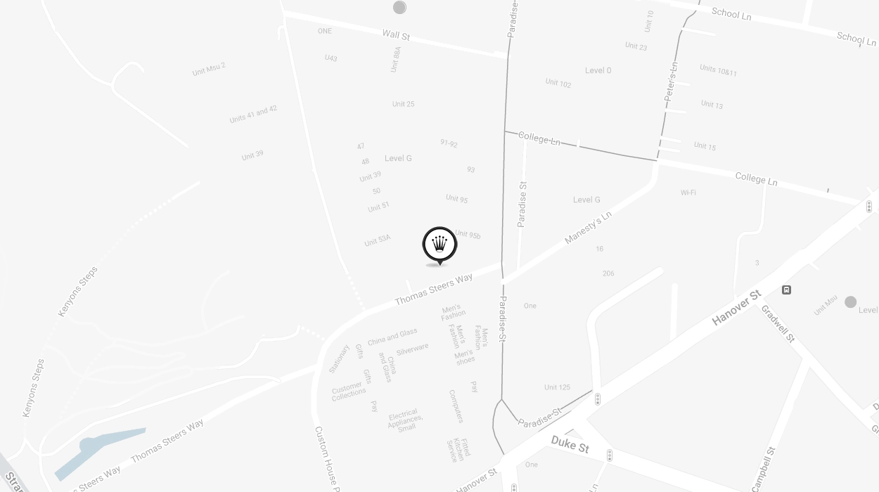 Map Showing Official Rolex Certified Pre-Owned Retailer - Liverpool