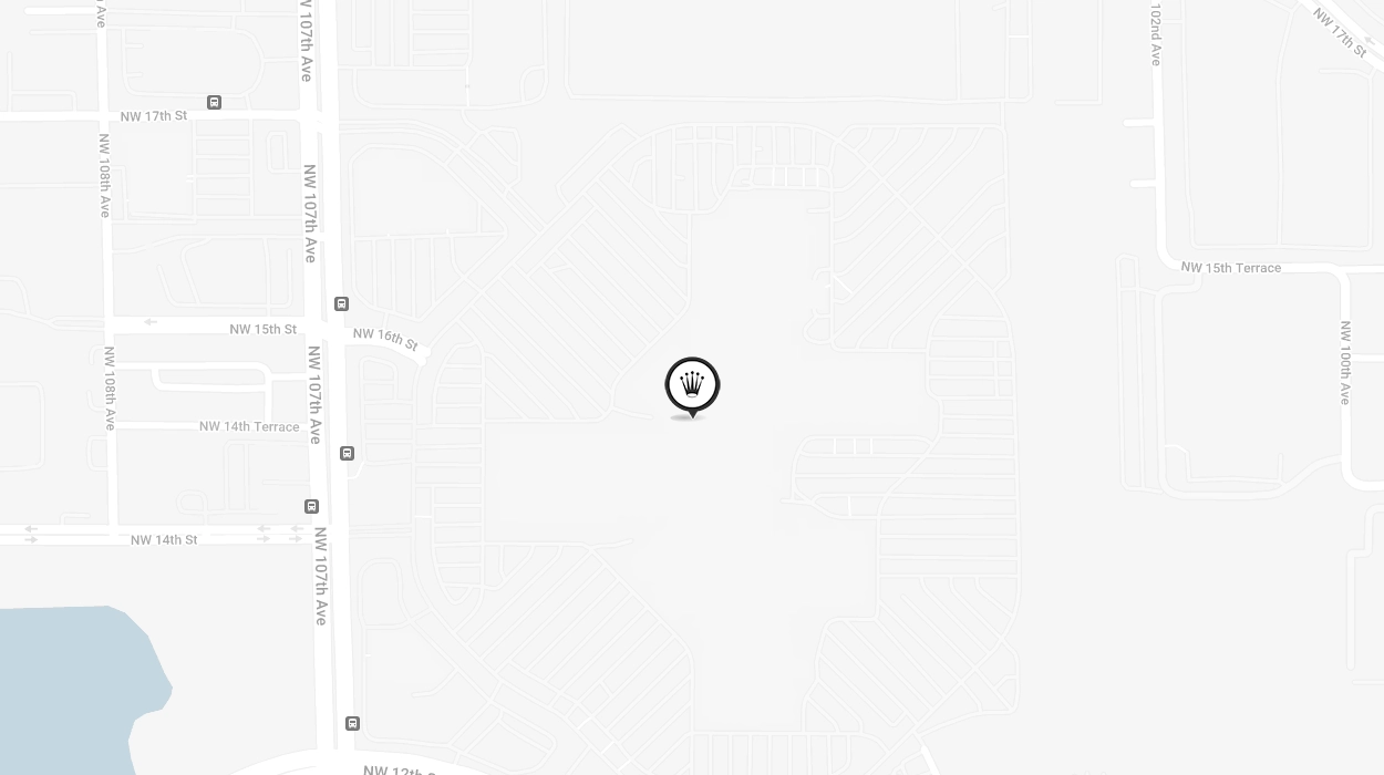 Map Showing Official Rolex Certified Pre-Owned Jeweler - Miami International Mall