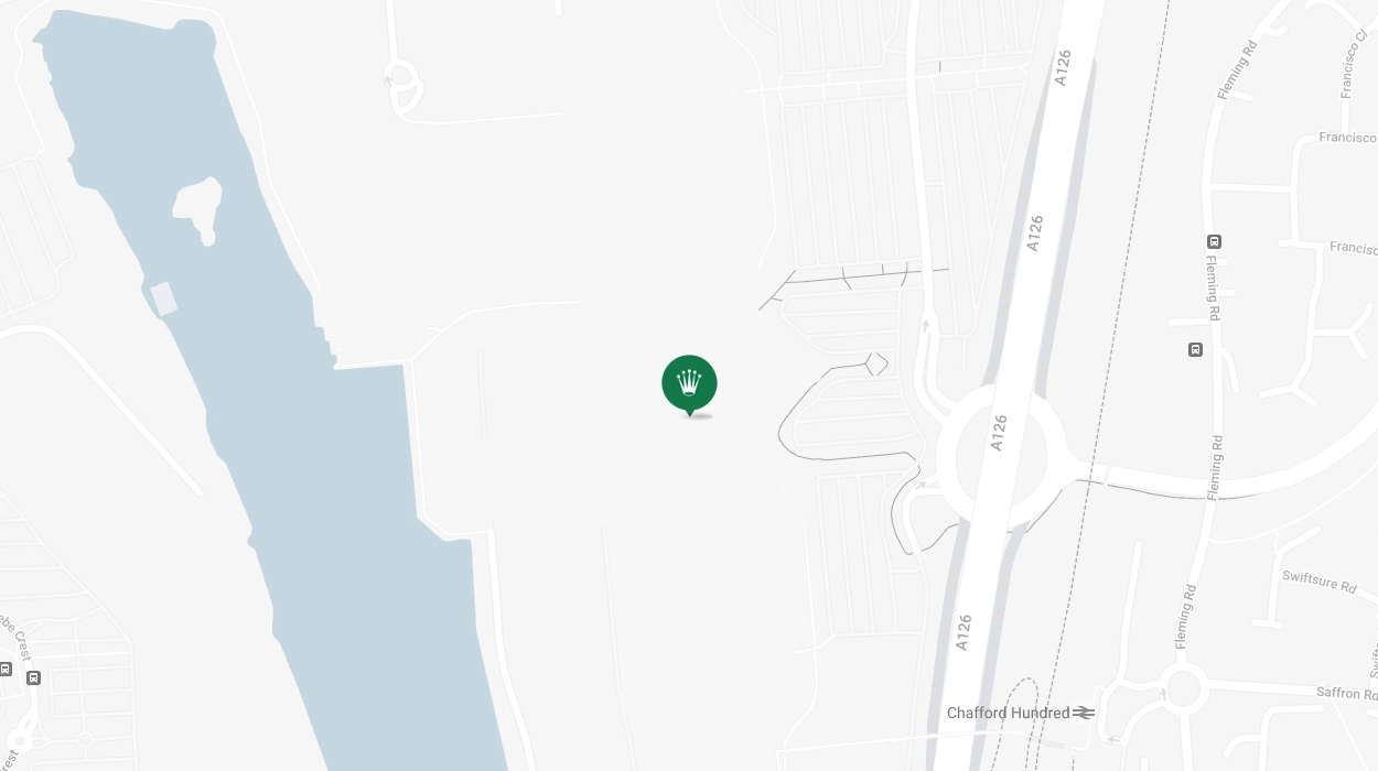 Map Showing Official Rolex Retailer - Lakeside