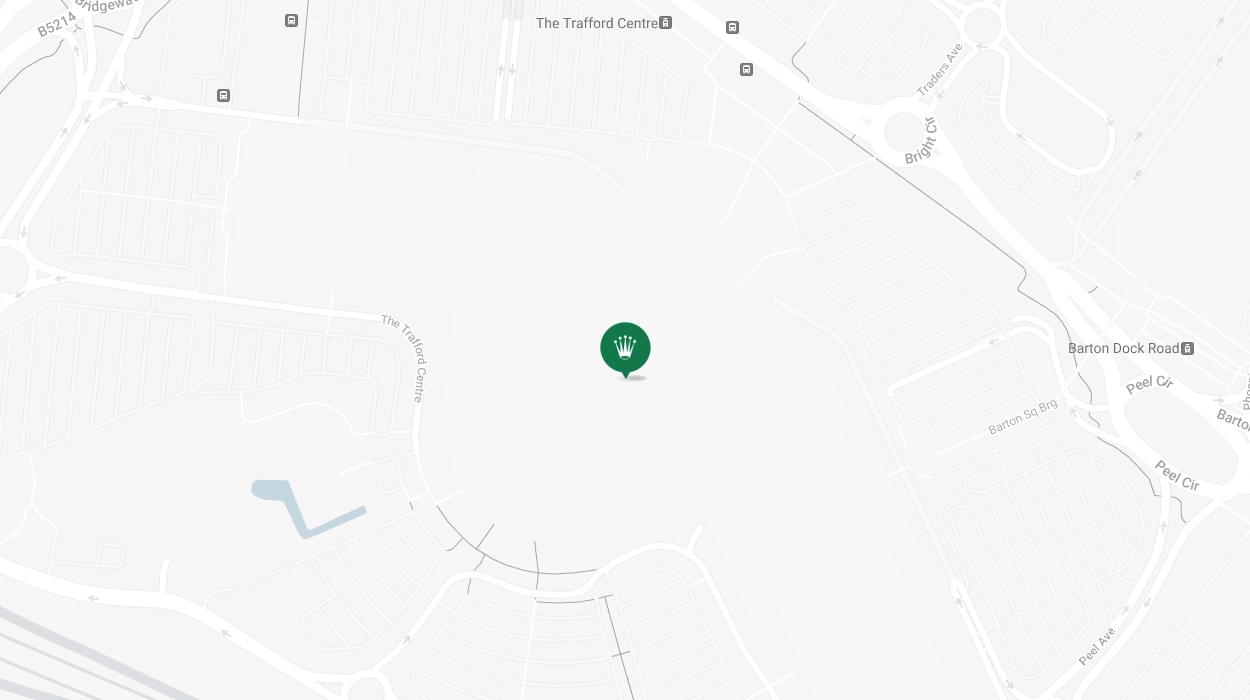 Map Showing Official Rolex Retailer - Trafford Centre