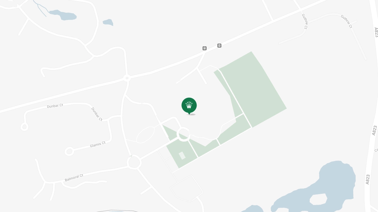 Map Showing Offical Rolex Retailer - Gleneagles