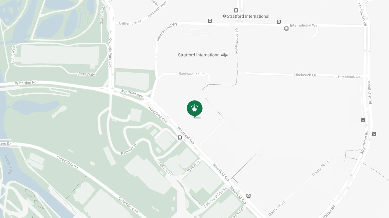 Map Showing Offical Rolex Retailer - Stratford