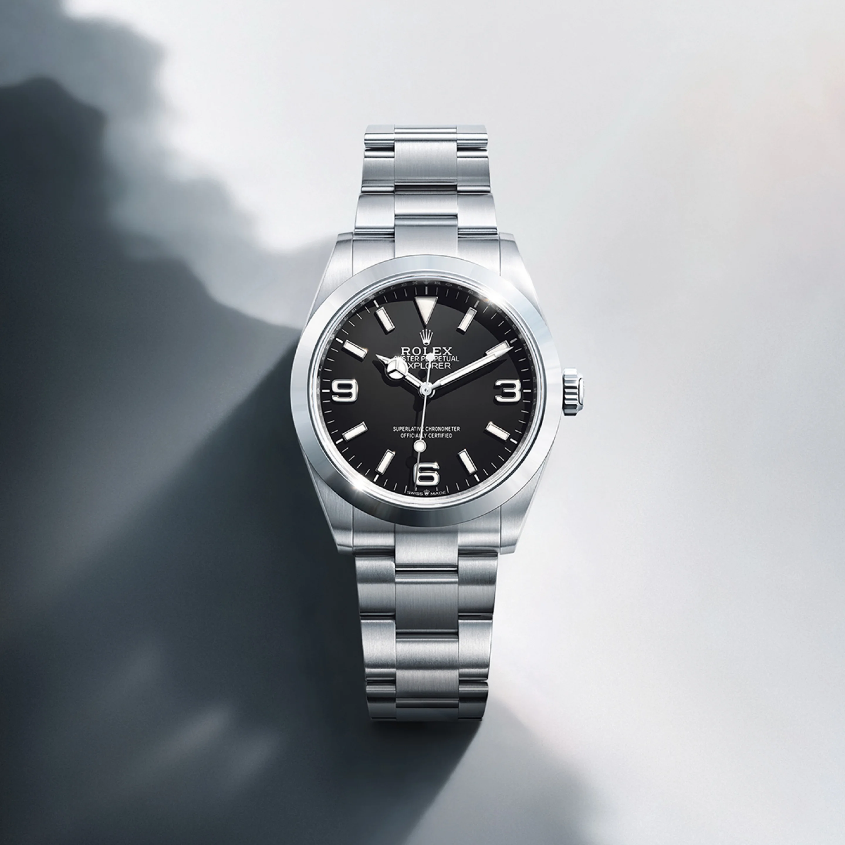 Rolex Explorer 40 in Oyster, 40 mm, Oystersteel, M224270-0001