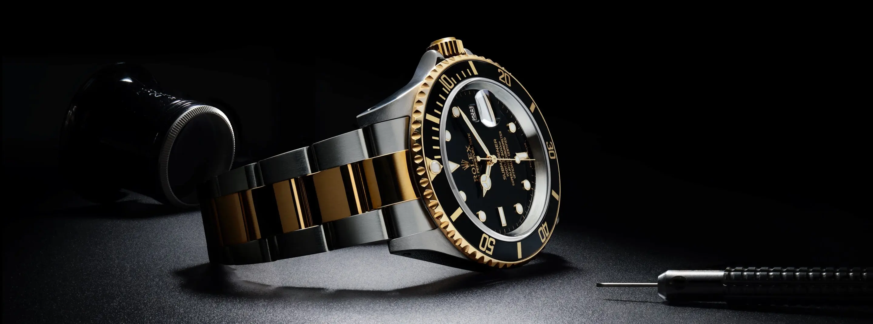 Each watch is certified by Rolex and comes with a two-year international guarantee.