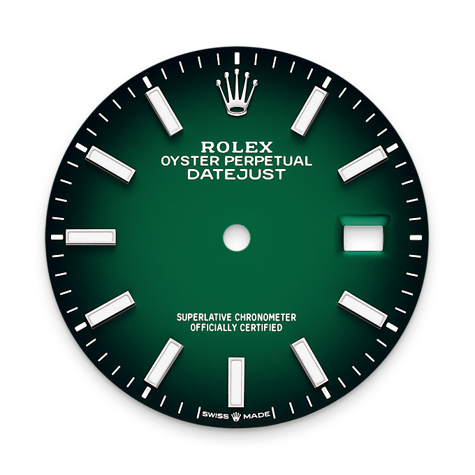 Green ombré dial