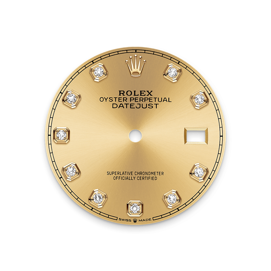 Champagne-colour dial
