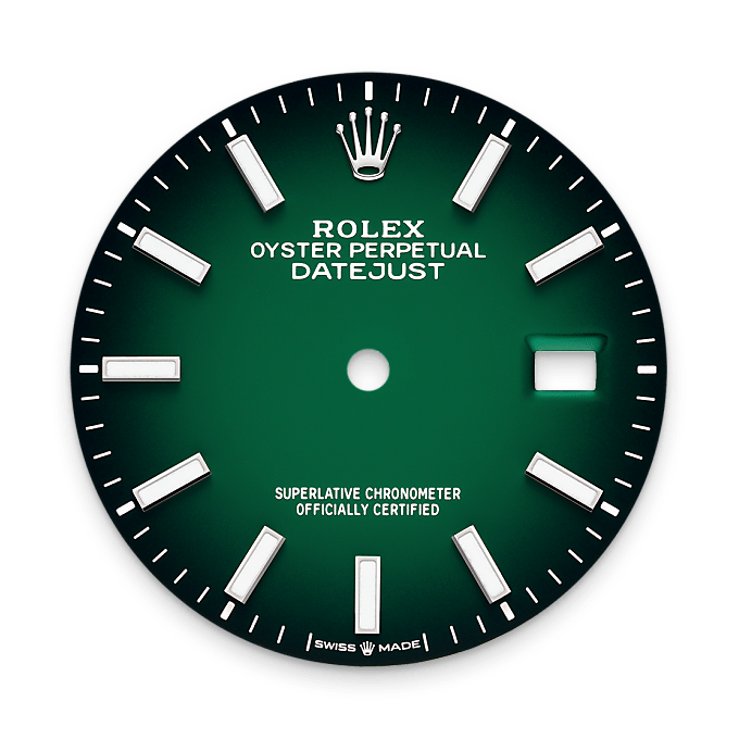Green ombré dial