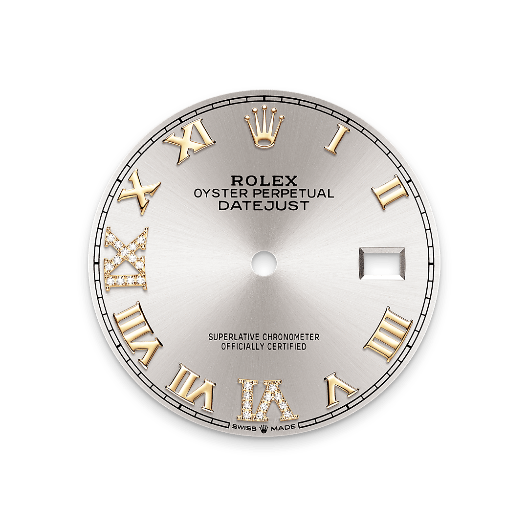 Silver dial
