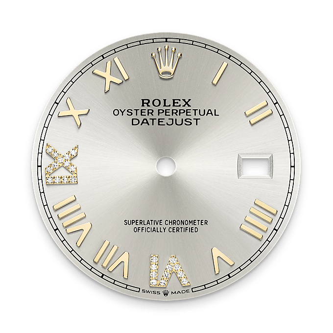 Silver dial
