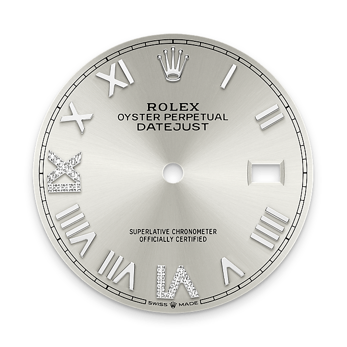 Silver dial