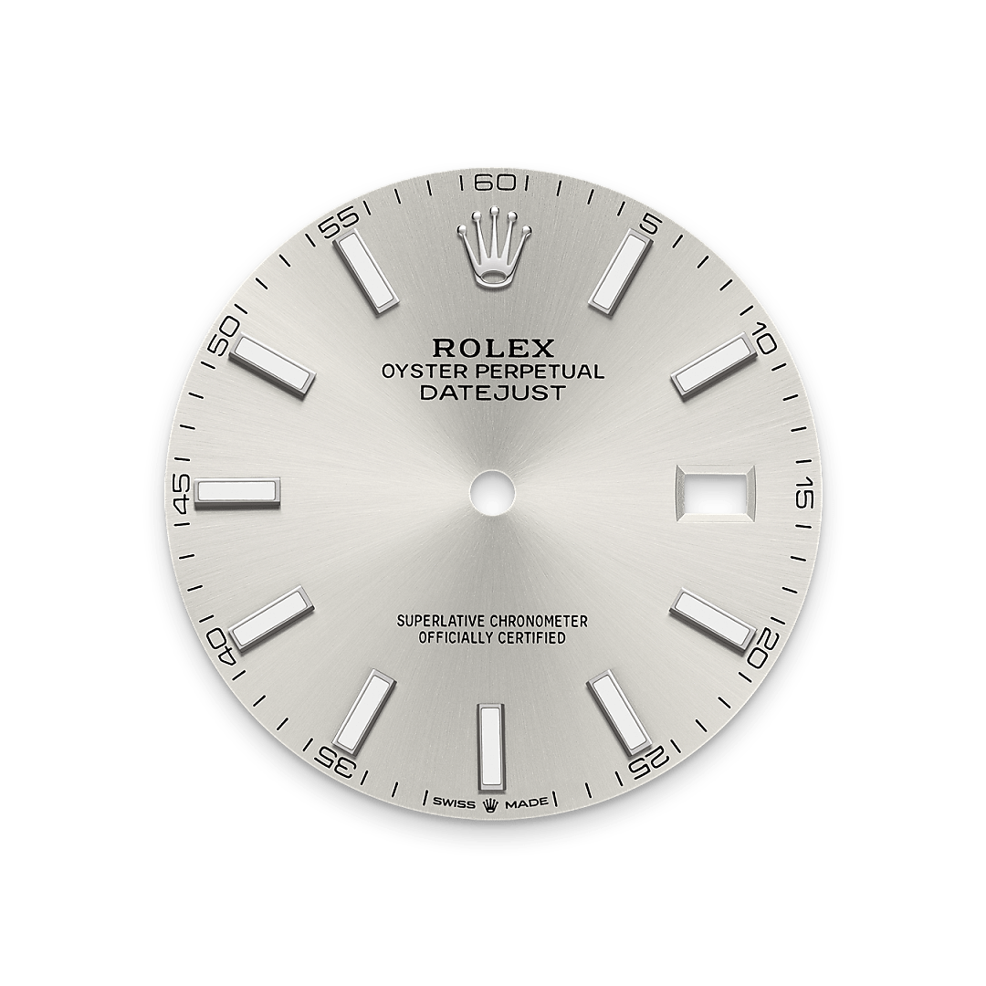 Silver dial
