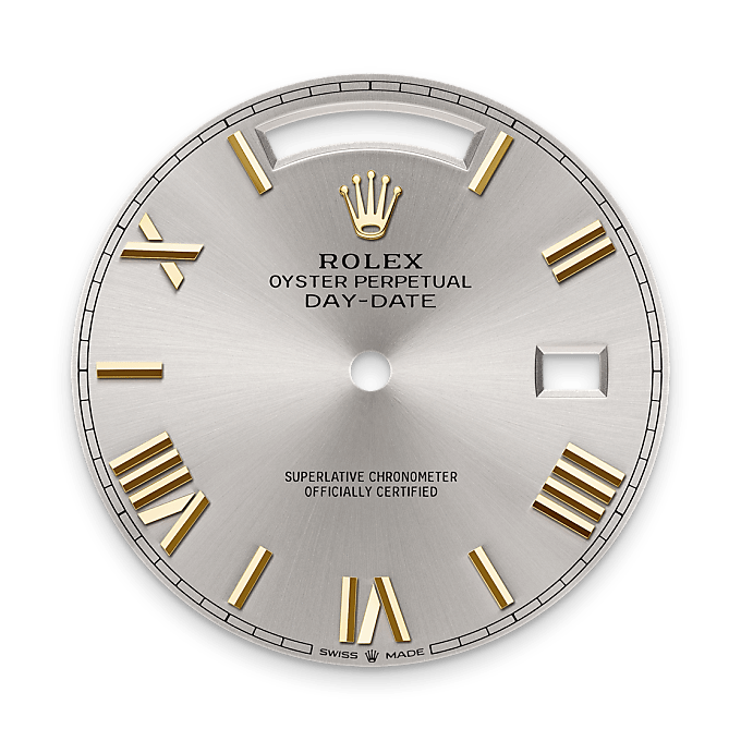 Silver dial
