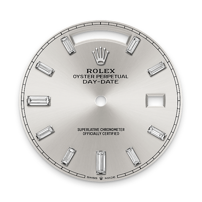 Silver dial