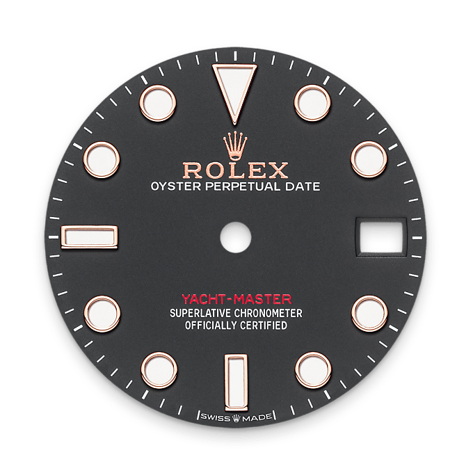 Intense black dial