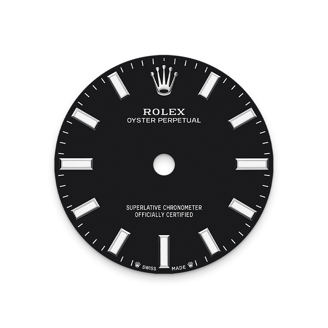 Black dial