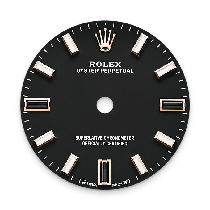 Black dial